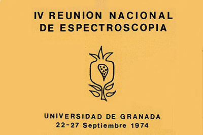 IV Reunión Nacional de Espectroscopía, Granada, 1974