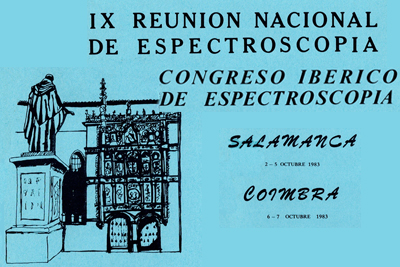 IX Reunión Nacional de Espectroscopía, Salamanca-Coimbra, 1983