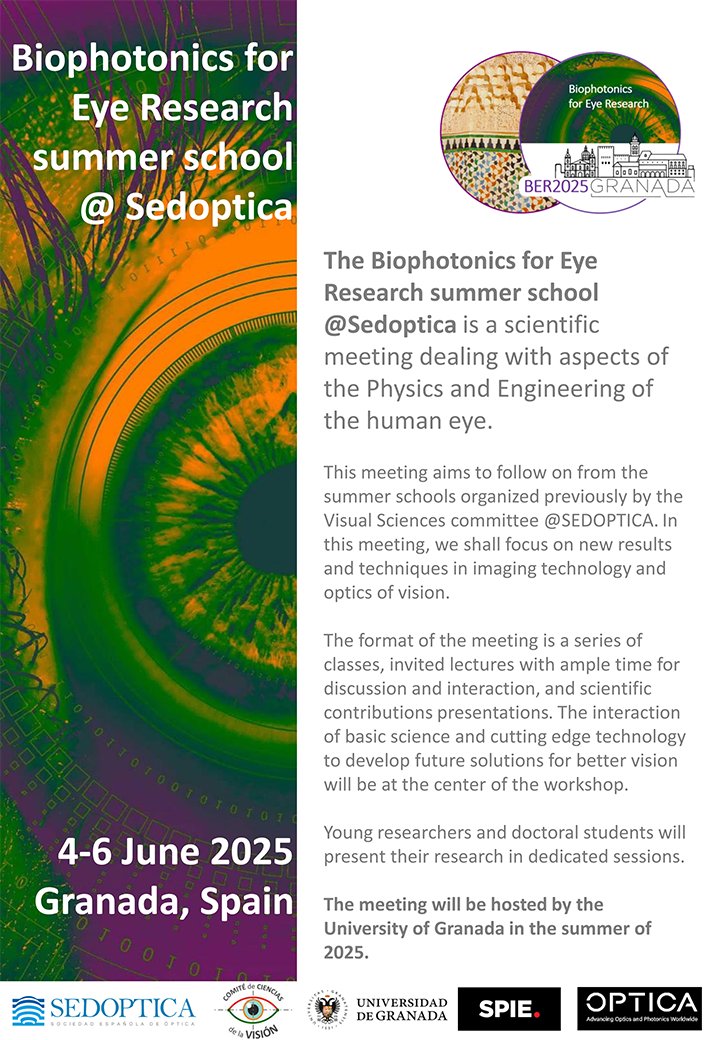 Biophotonics for EyE Research Summer School @Sedoptica 2025