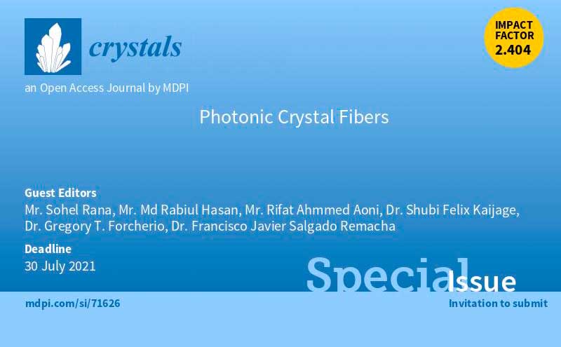 Número especial "Photonic Crystal Fibers"