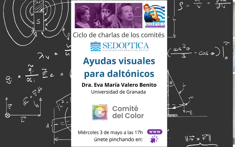 Ciclo de charlas de los comités de SEDOPTICA - Ayudas visuales para daltónicos