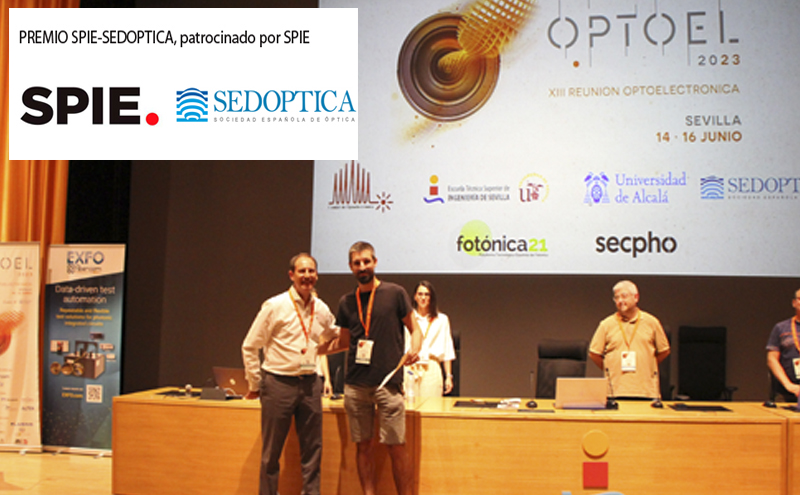 Premio SPIE-SEDOPTICA de la OPTOEL2023