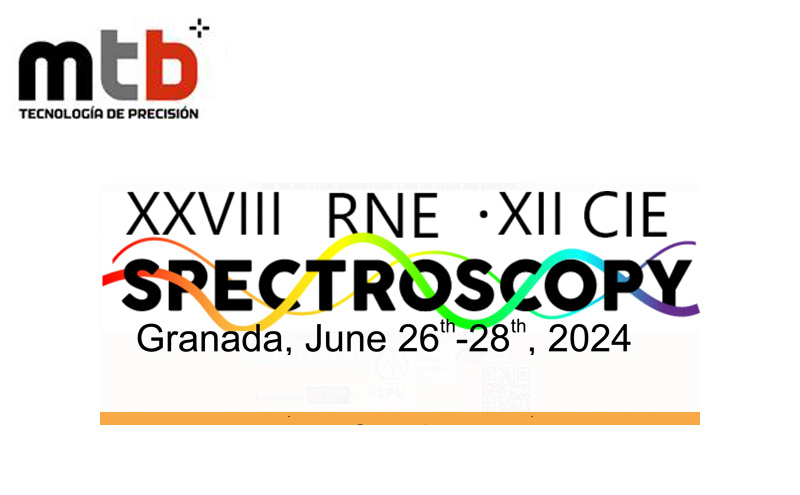 MTB patrocina la RNE (Reunión Nacional de Espectroscopía)